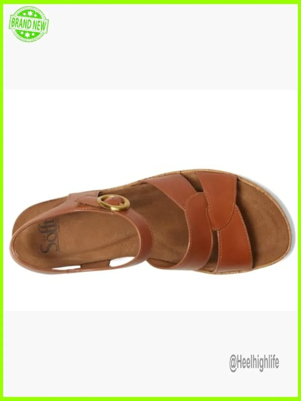 Leather Platform Sandals with Ankle Strap, Casual Open Toe Wedges